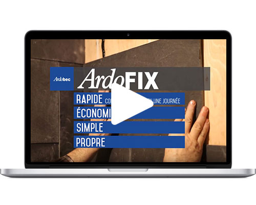 ARDOFIX – Système innovateur pour fixer vos tuiles d’ardoise aux murs