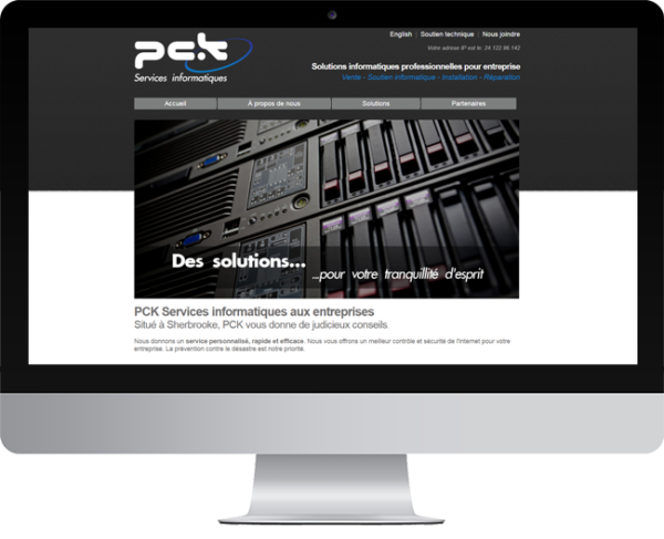 PCK Services informatique – Conception site Internet
