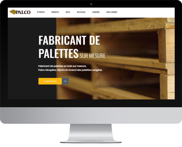 Palco Palette – Conception site Internet