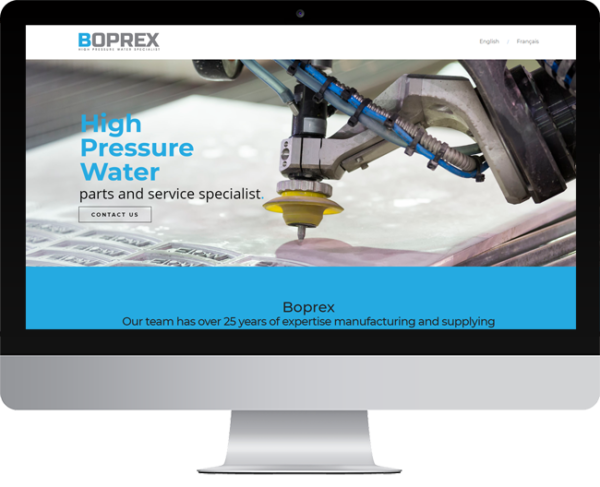 Boprex – Conception site Internet