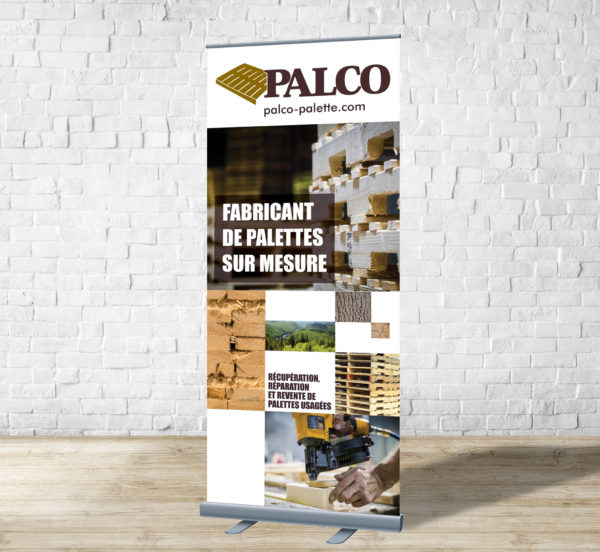 Palco – Conception bannière rétractable